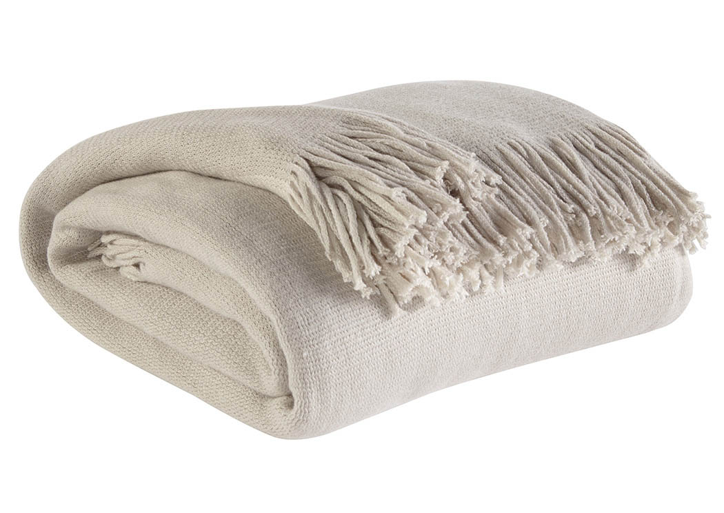 Haiden Ivory/Taupe Throw,ABF Signature Design by Ashley