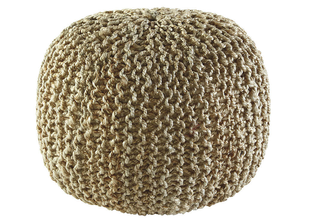 Dilip Natural Pouf,ABF Signature Design by Ashley