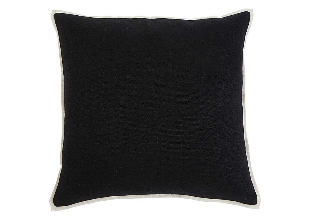 Solid Black Pillow Cover,ABF Signature Design by Ashley