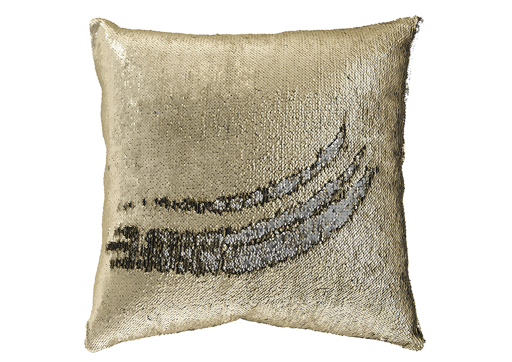 Maxandria Gold/Silver Finish Pillow,ABF Signature Design by Ashley