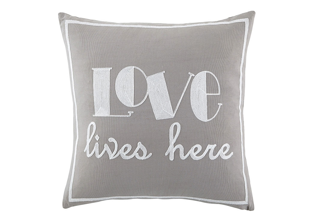 Love Gray Pillow,ABF Signature Design by Ashley