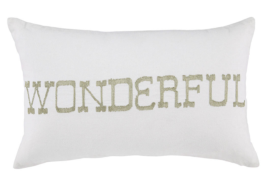 Phelan White Pillow,ABF Signature Design by Ashley