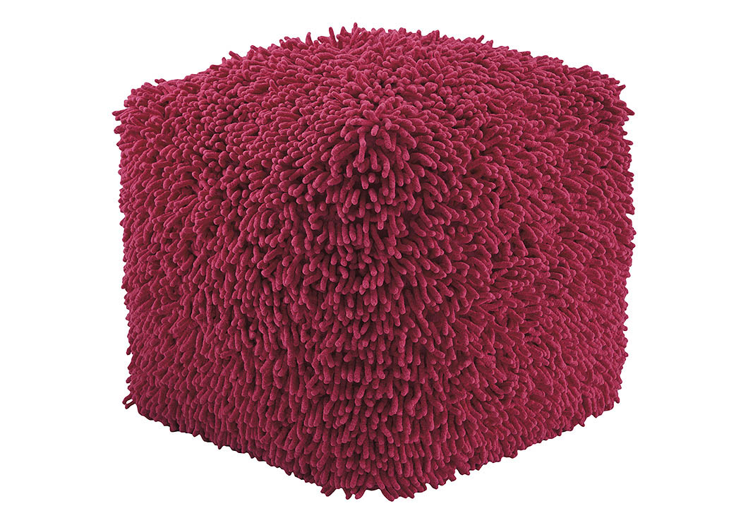 Taisce Fuchsia Pouf,ABF Signature Design by Ashley