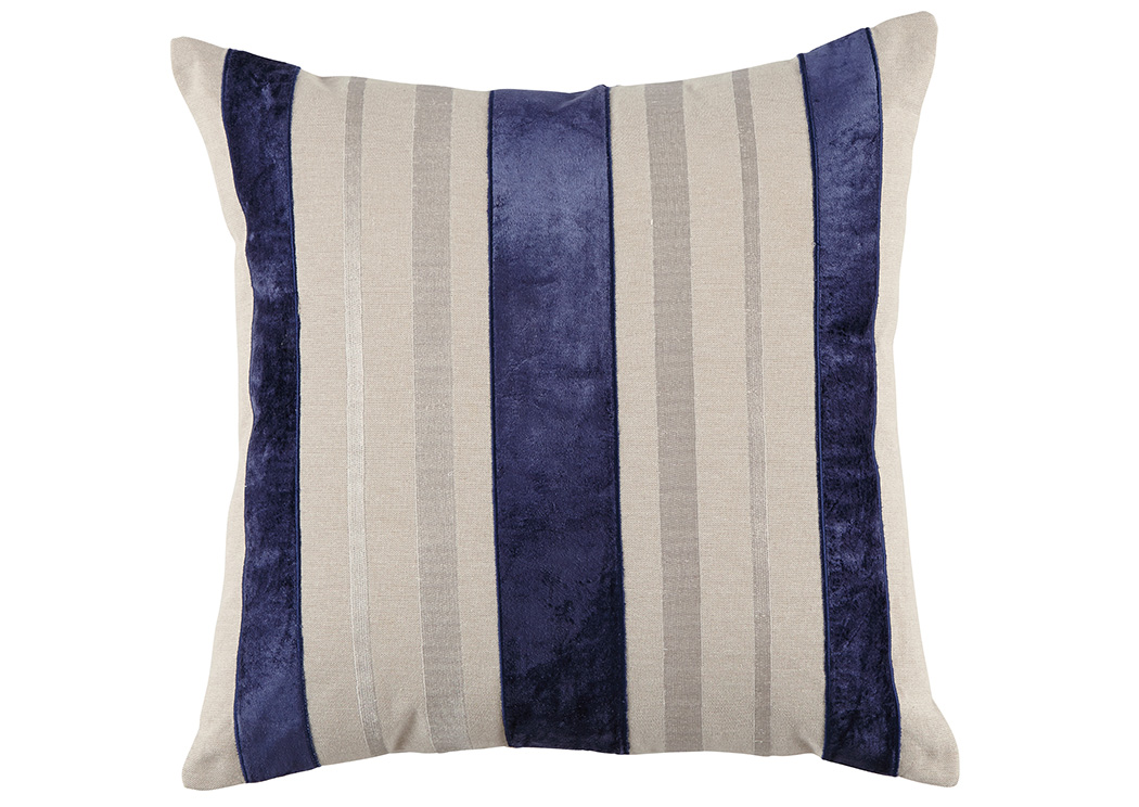 Ashok Natural/Navy Pillow,ABF Signature Design by Ashley