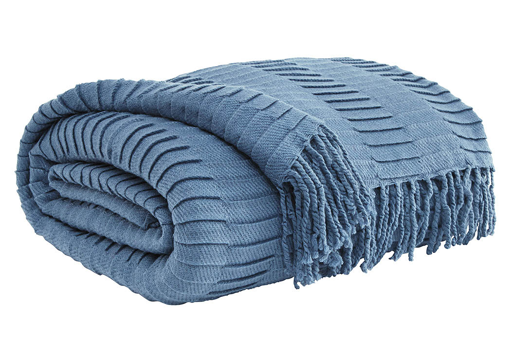 Mendez Blue Throw,ABF Signature Design by Ashley