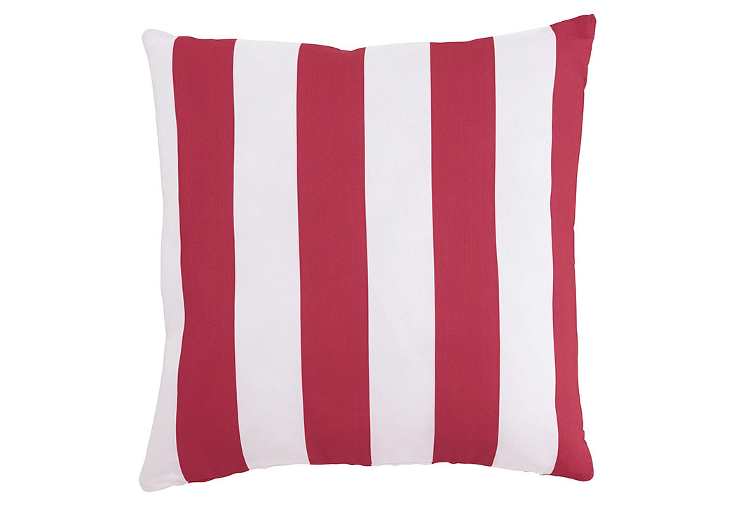 Hutto Red/White Pillow,ABF Signature Design by Ashley