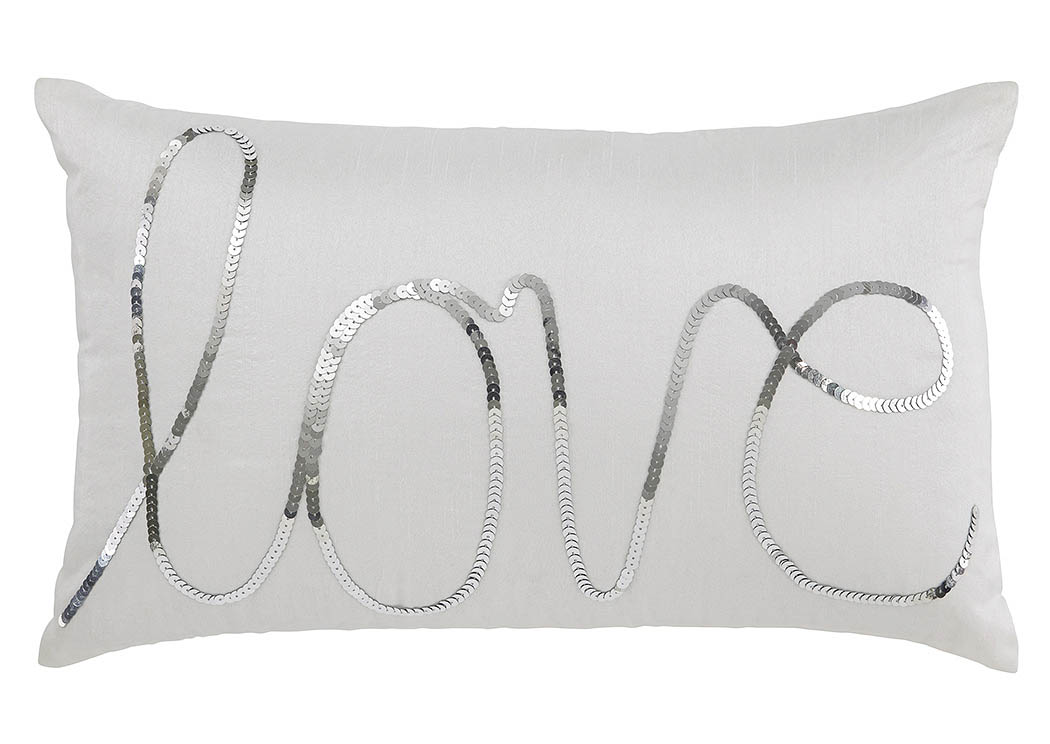 Newry Silver/White Pillow,ABF Signature Design by Ashley