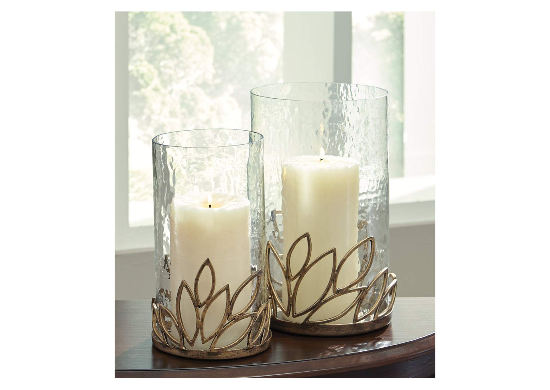 Pascal Yellow Candle Holder (Set of 2),Direct To Consumer Express