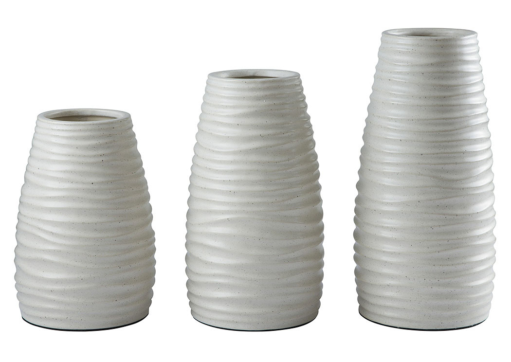 Kaemon White Vase (Set of 3),ABF Signature Design by Ashley