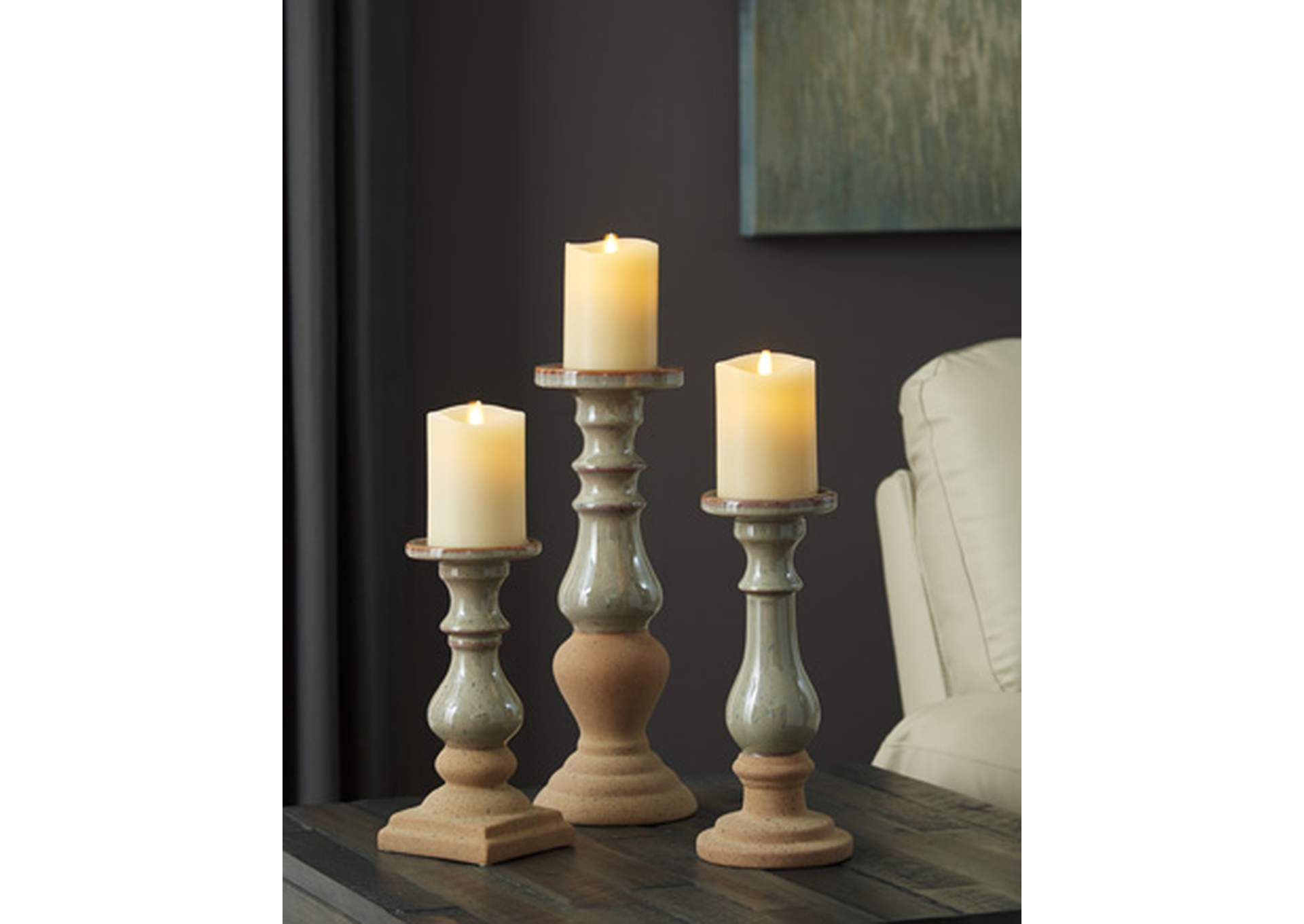 Emele Candle Holder (Set of 3),Signature Design By Ashley