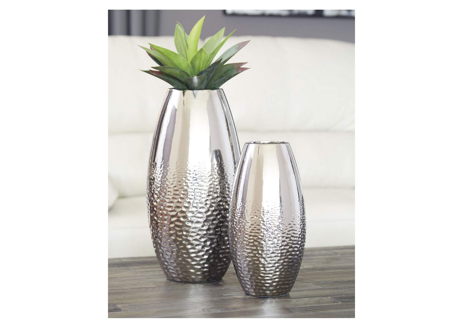 Dinesh Gray Vase (Set of 2),Direct To Consumer Express