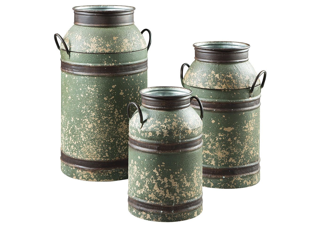 Elke Milk Can (Set of 3),Direct To Consumer Express