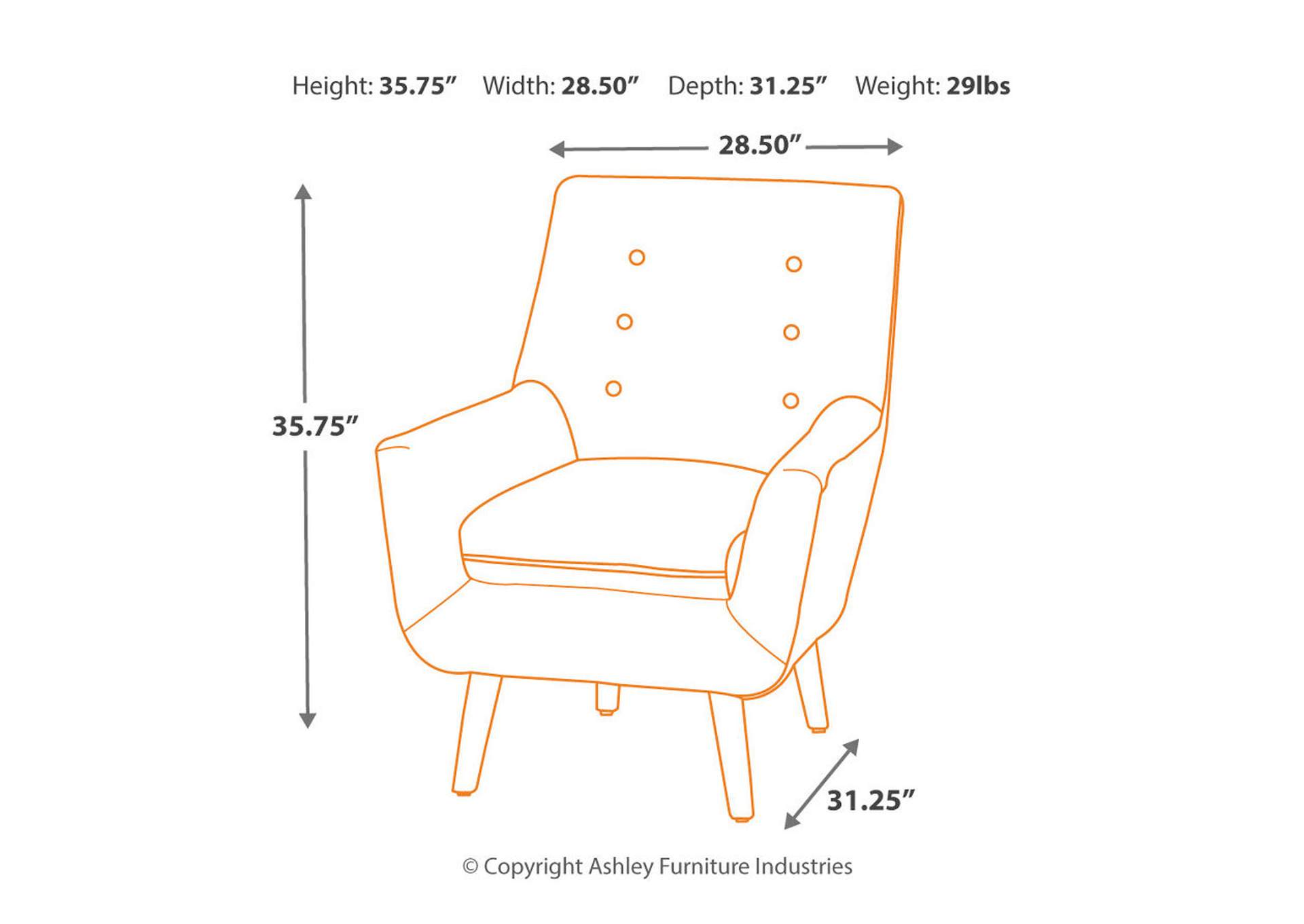 Zossen Accent Chair,Signature Design By Ashley