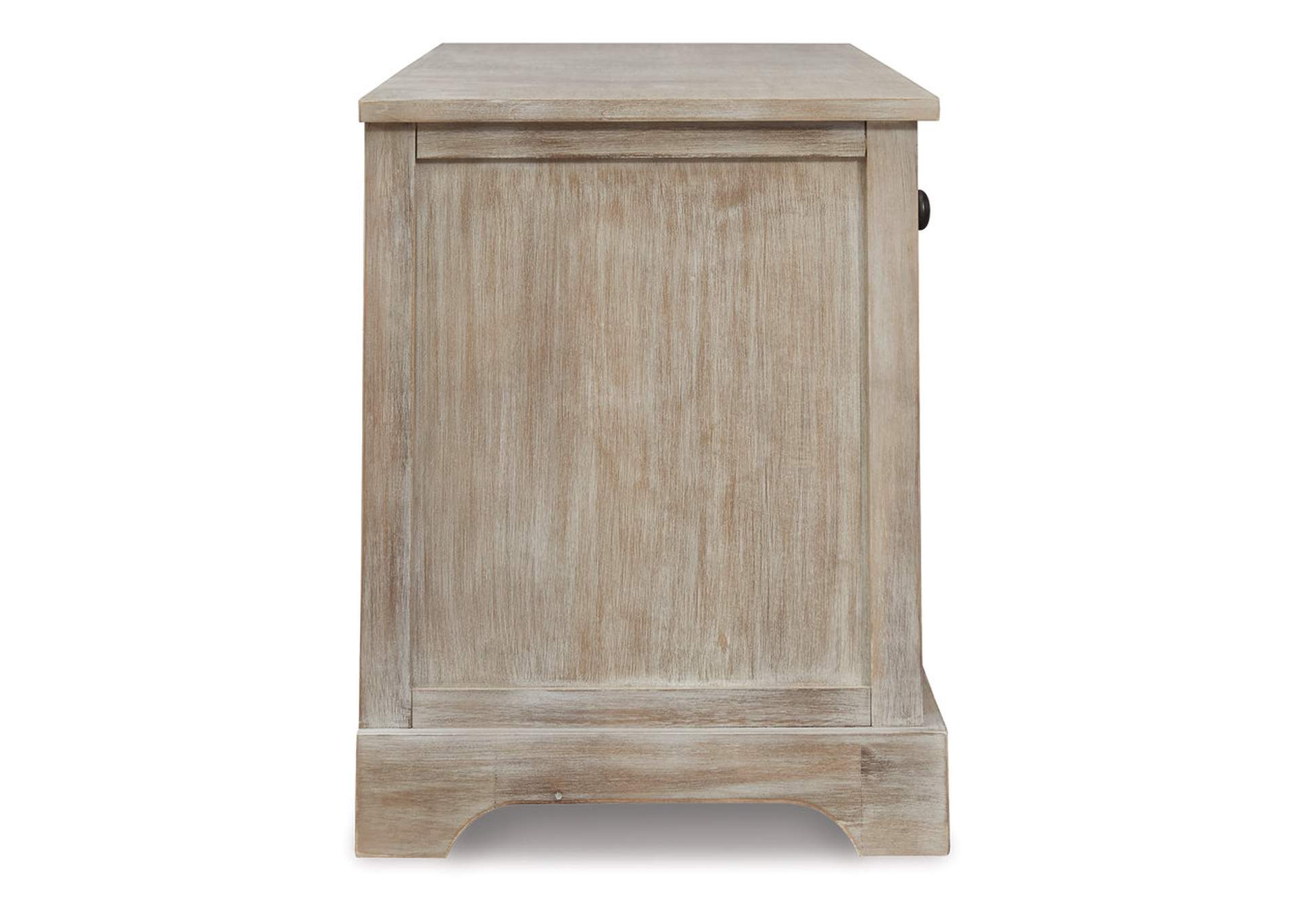 Oslember Light Brown Storage Bench,Direct To Consumer Express