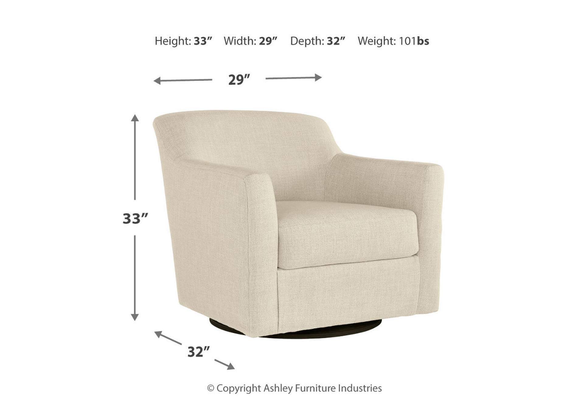 Bradney Swivel Accent Chair,Signature Design By Ashley