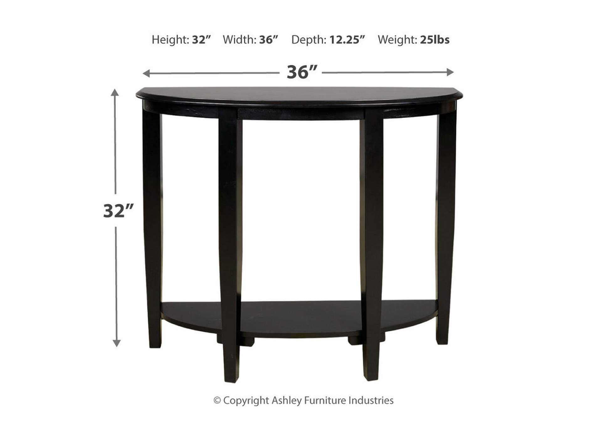 Altonwood Sofa/Console Table,Signature Design By Ashley