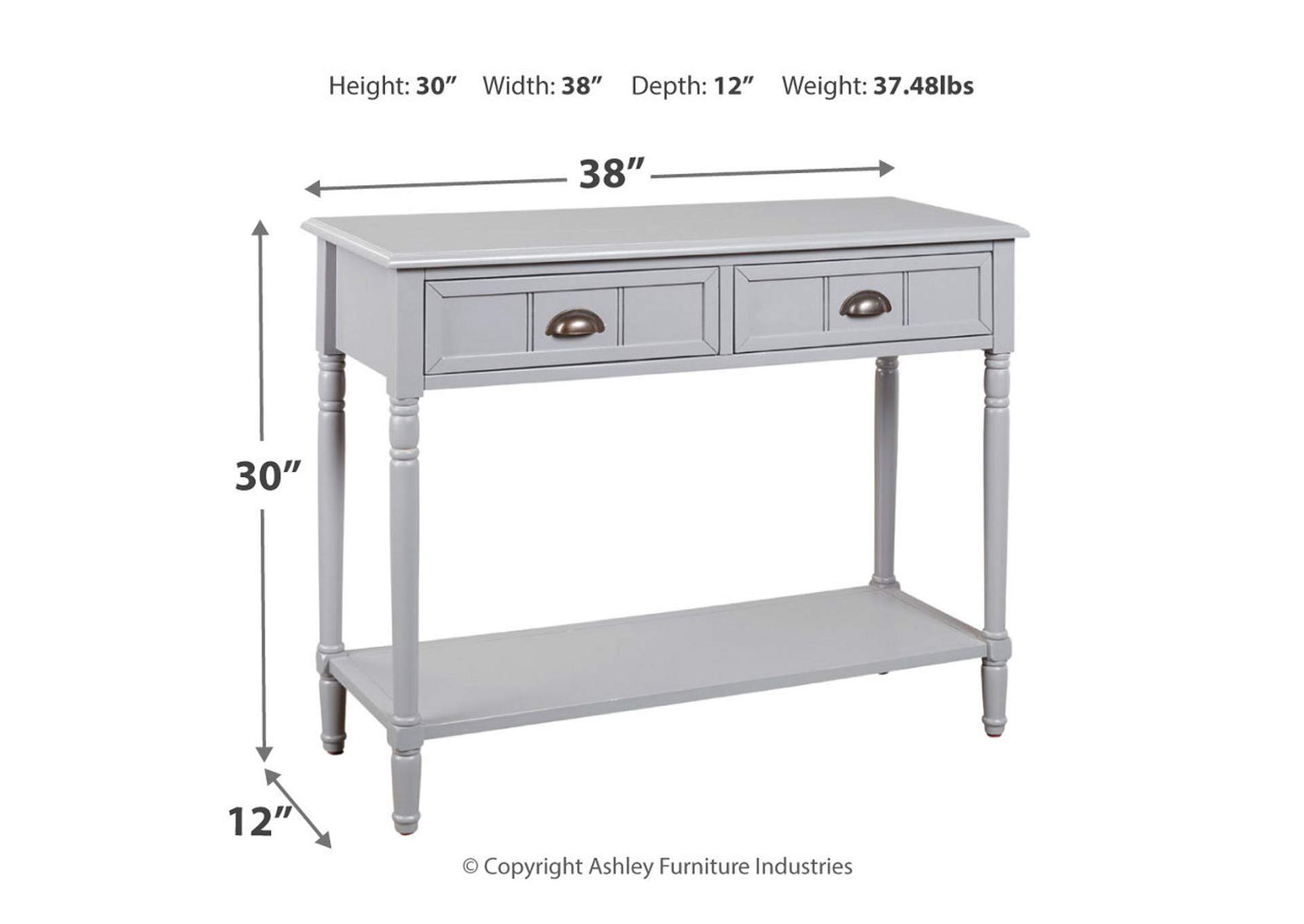 Goverton Sofa/Console Table,Signature Design By Ashley