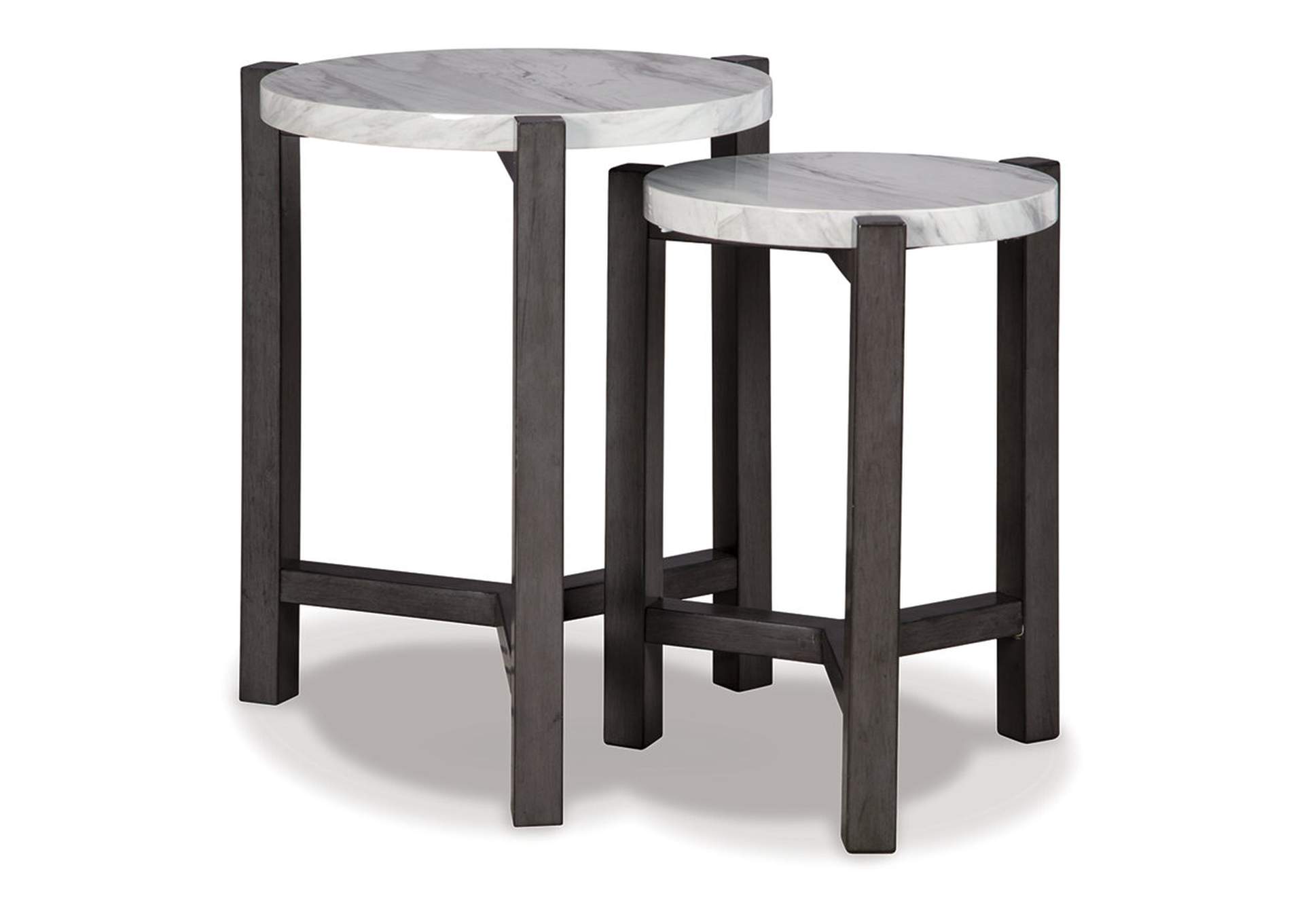 set of 2 accent tables