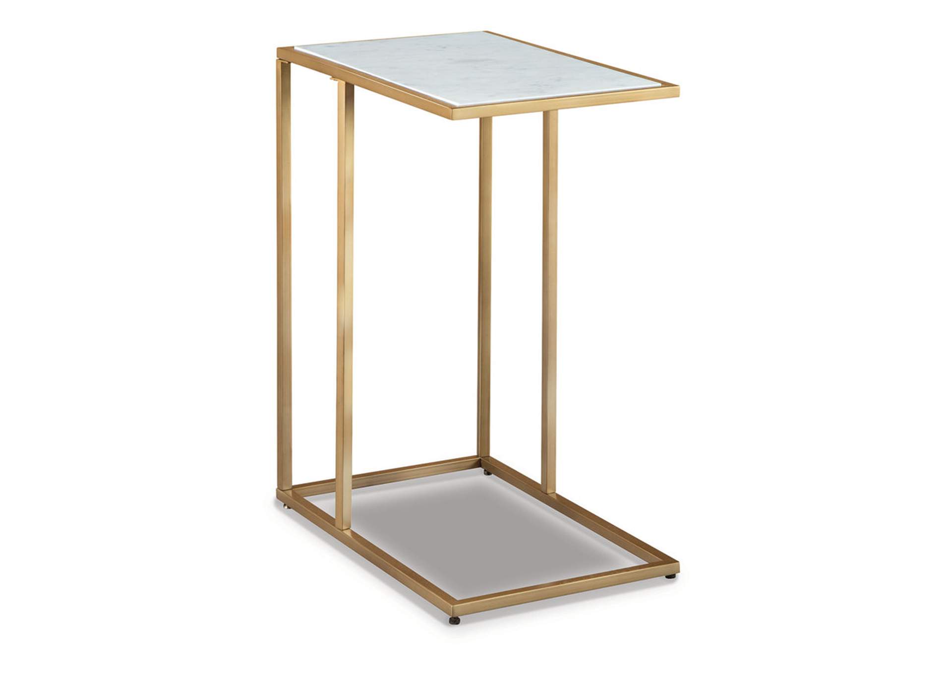 Lanport Champagne/White Accent Table,Direct To Consumer Express