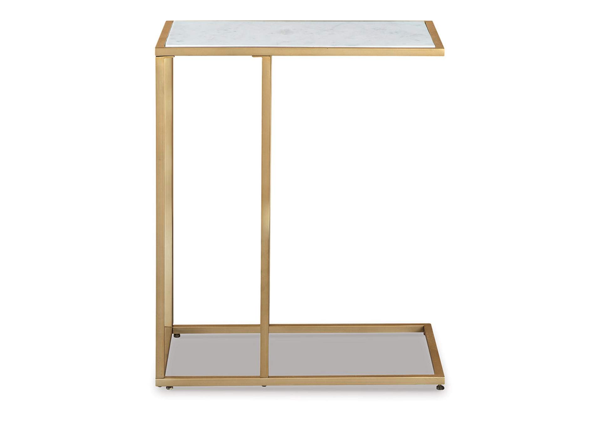 Lanport Champagne/White Accent Table,Direct To Consumer Express