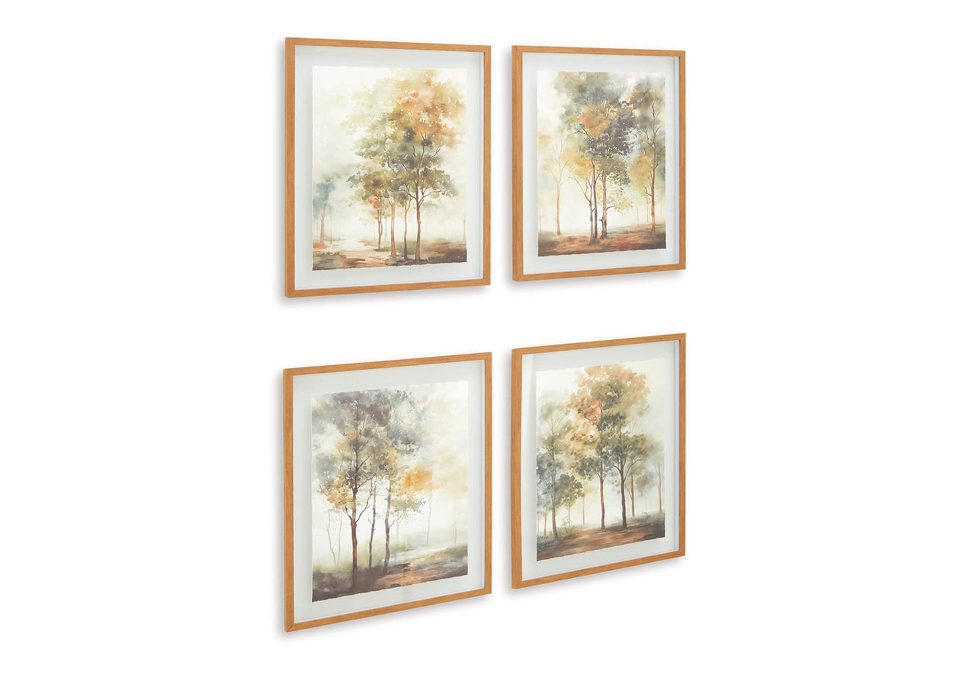 Bryneford Wall Art (Set of 4),Signature Design By Ashley