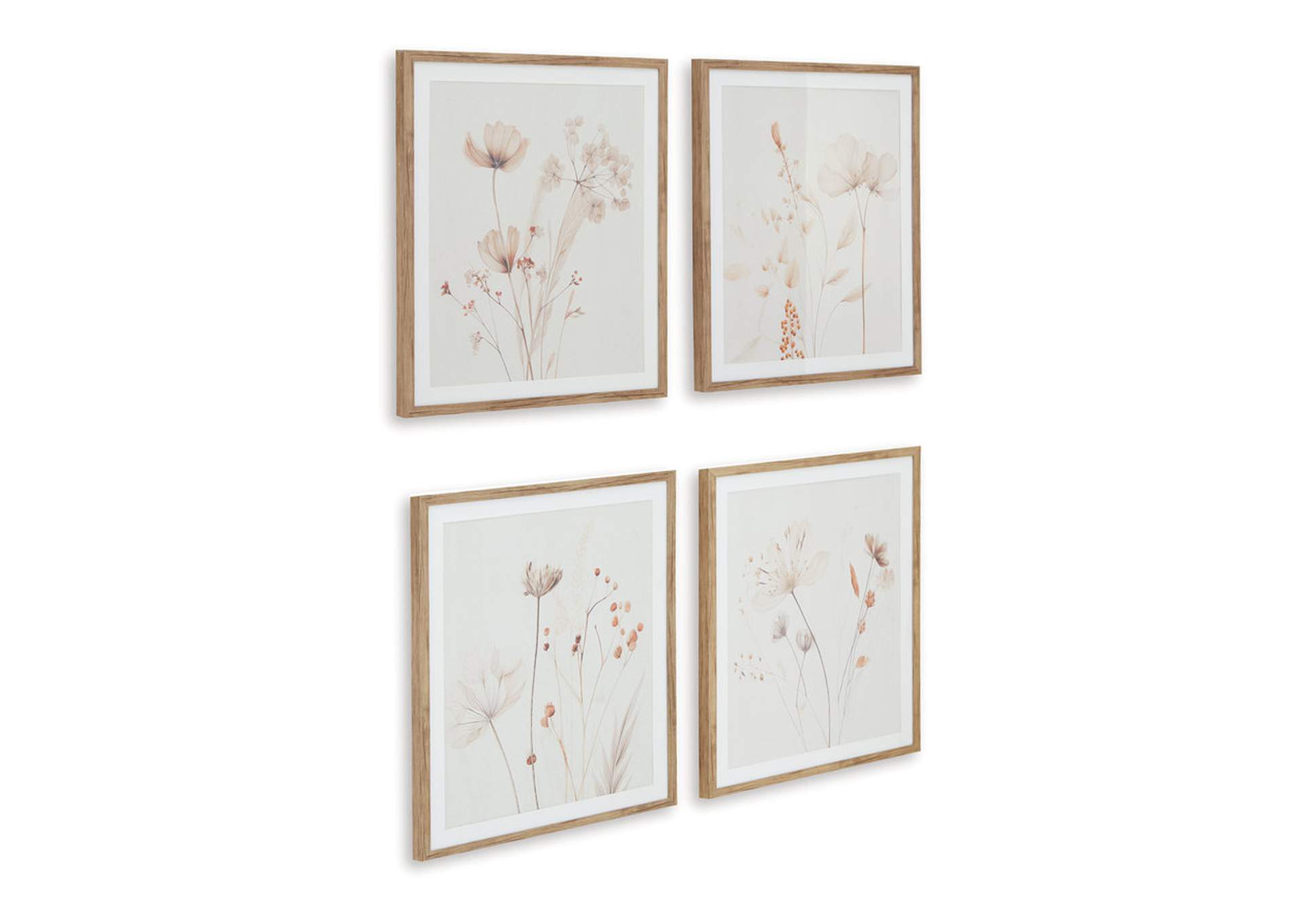 Bondner Wall Art (Set of 4),Signature Design By Ashley