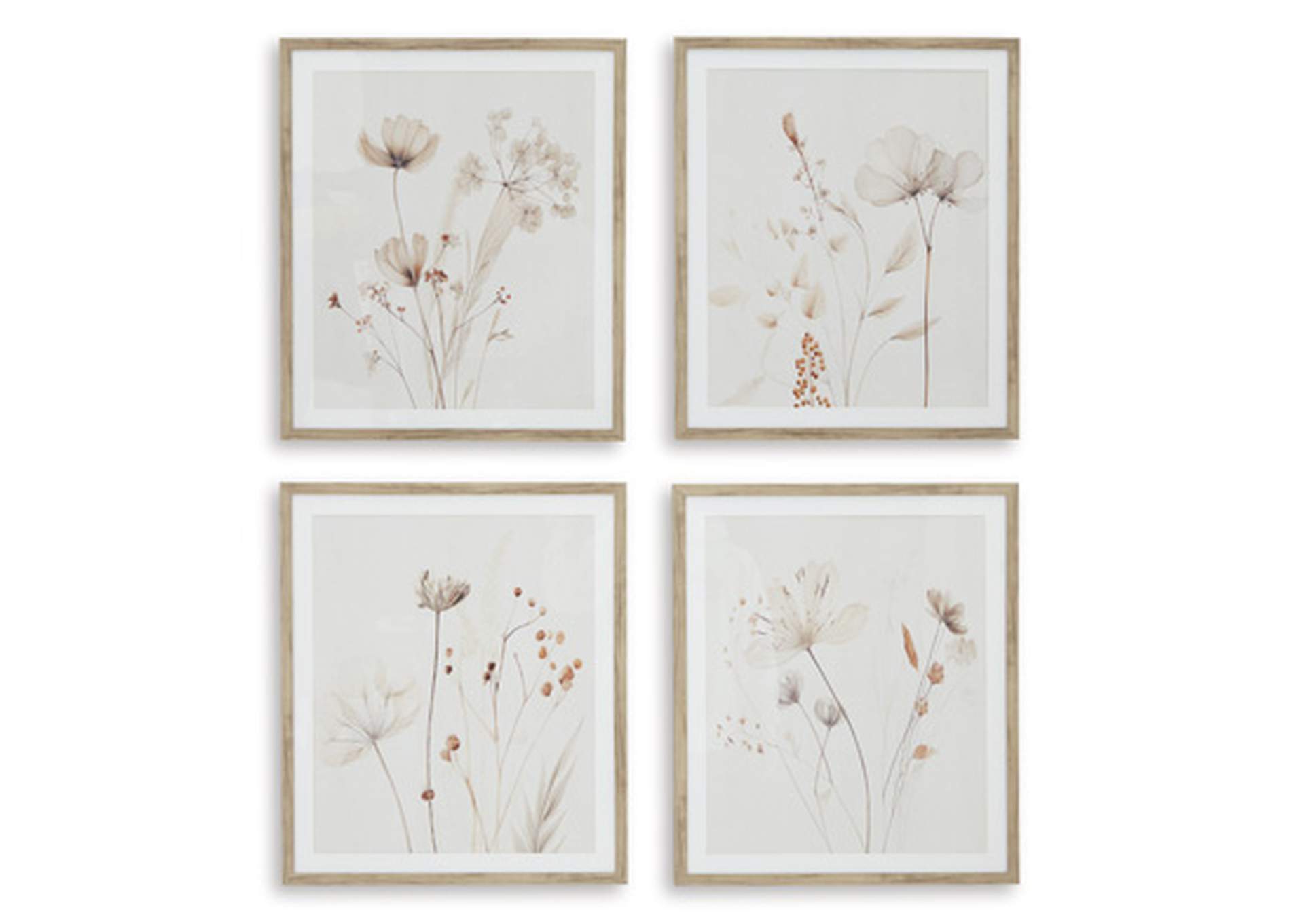 Bondner Wall Art (Set of 4),Signature Design By Ashley