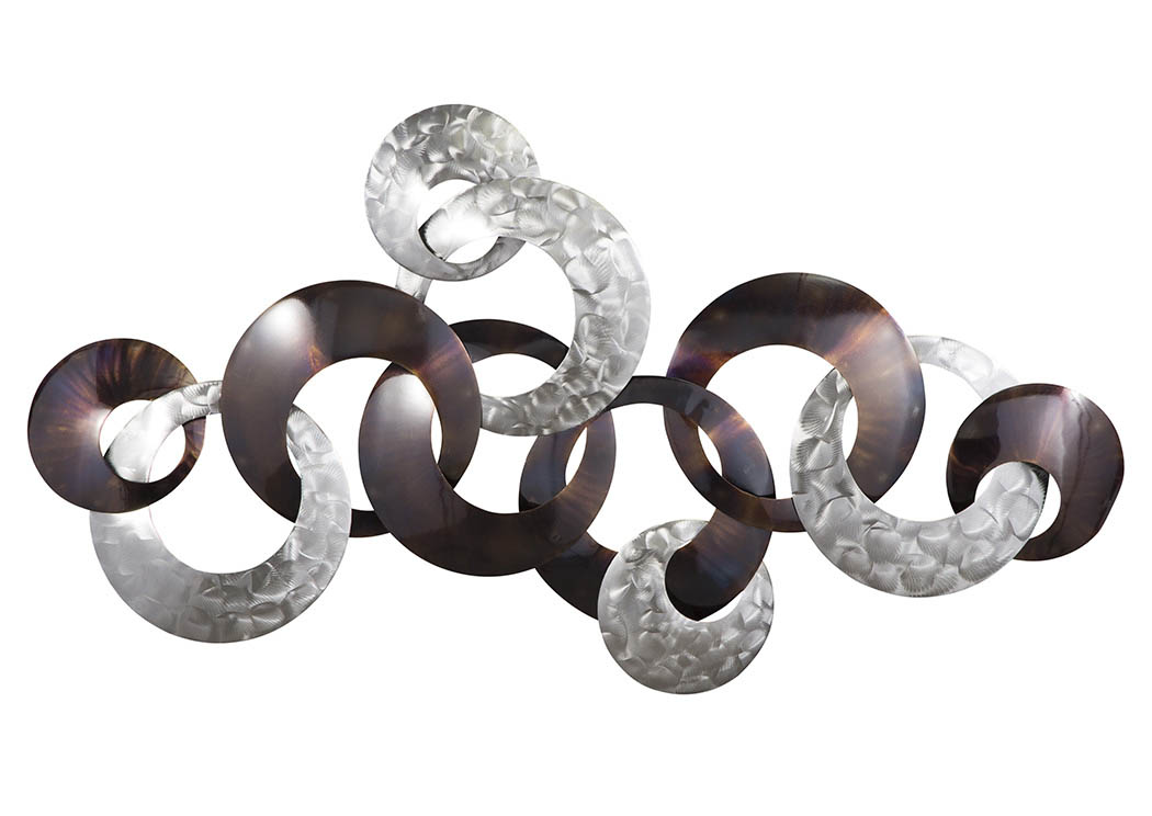 Obike Silver Finish/Purple Wall Decor,ABF Signature Design by Ashley