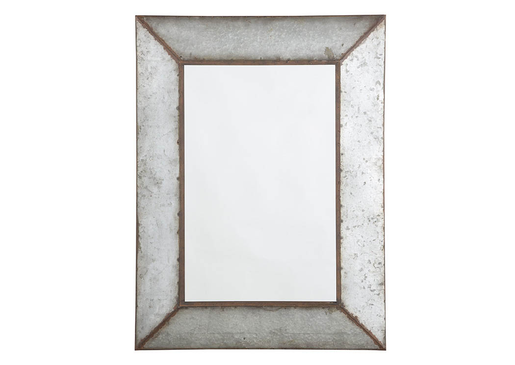 O'Tallay Antique Gray Accent Mirror,ABF Signature Design by Ashley