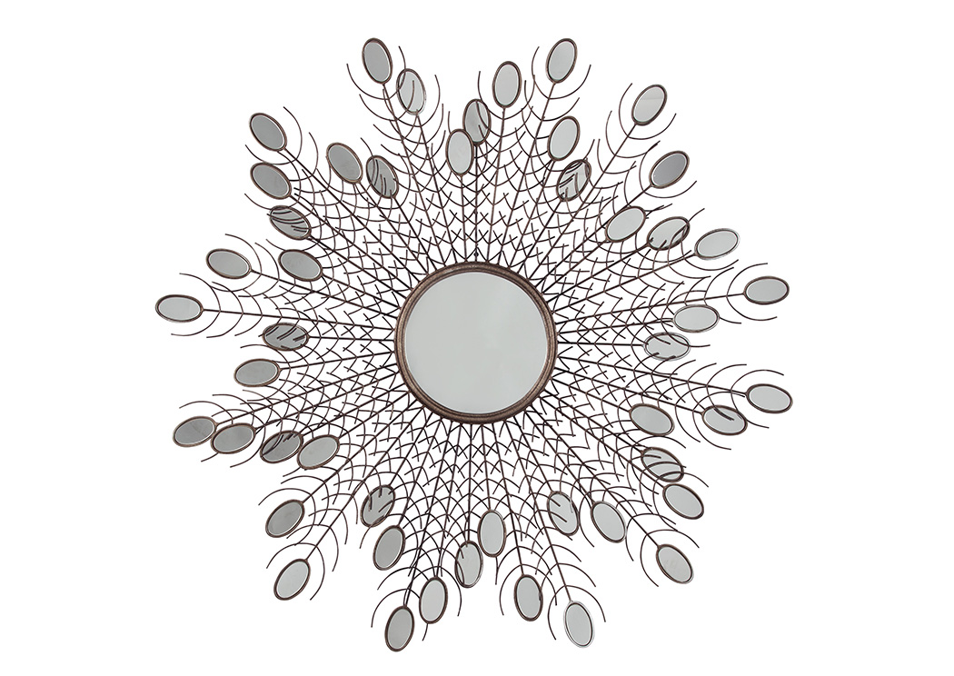 Drogo Antique Gold Finish Accent Mirror,ABF Signature Design by Ashley