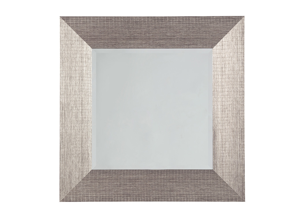 Duka Silver Finish Accent Mirror,ABF Signature Design by Ashley
