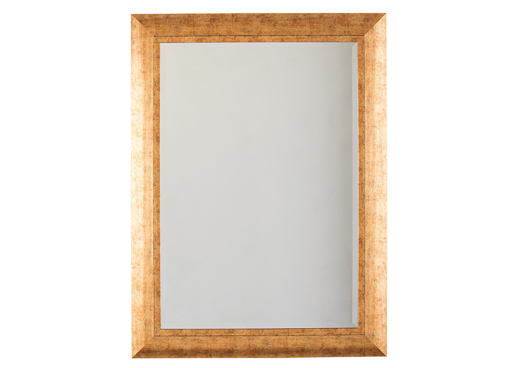 Dulce Gold Finish Accent Mirror,ABF Signature Design by Ashley