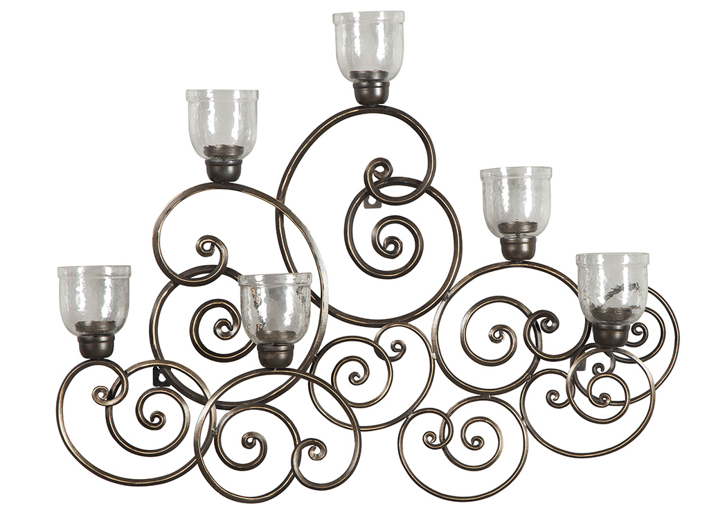 Durin Dark Bronze Finish Wall Sconce,ABF Signature Design by Ashley