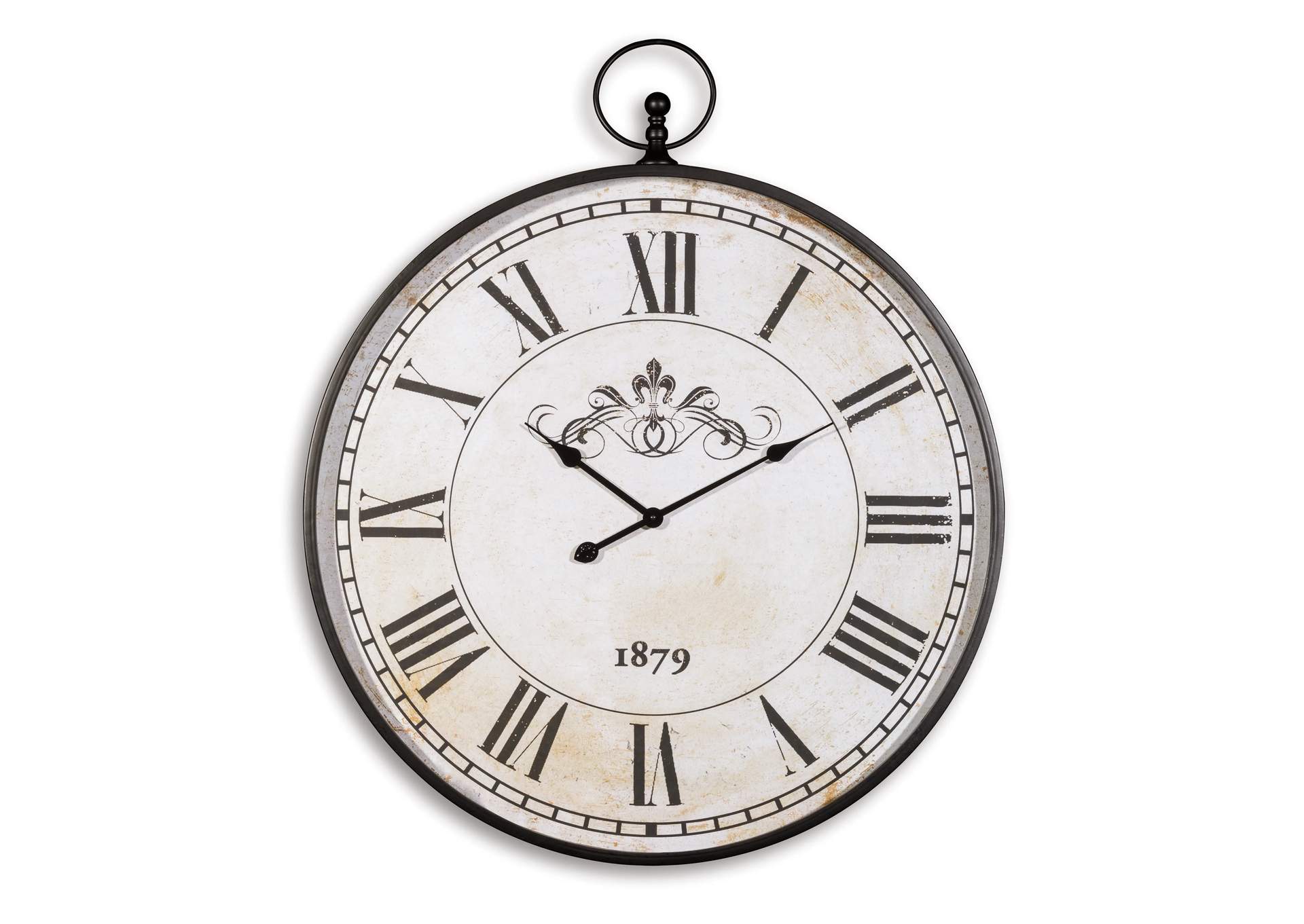 Augustina Antique Black Wall Clock,ABF Signature Design by Ashley