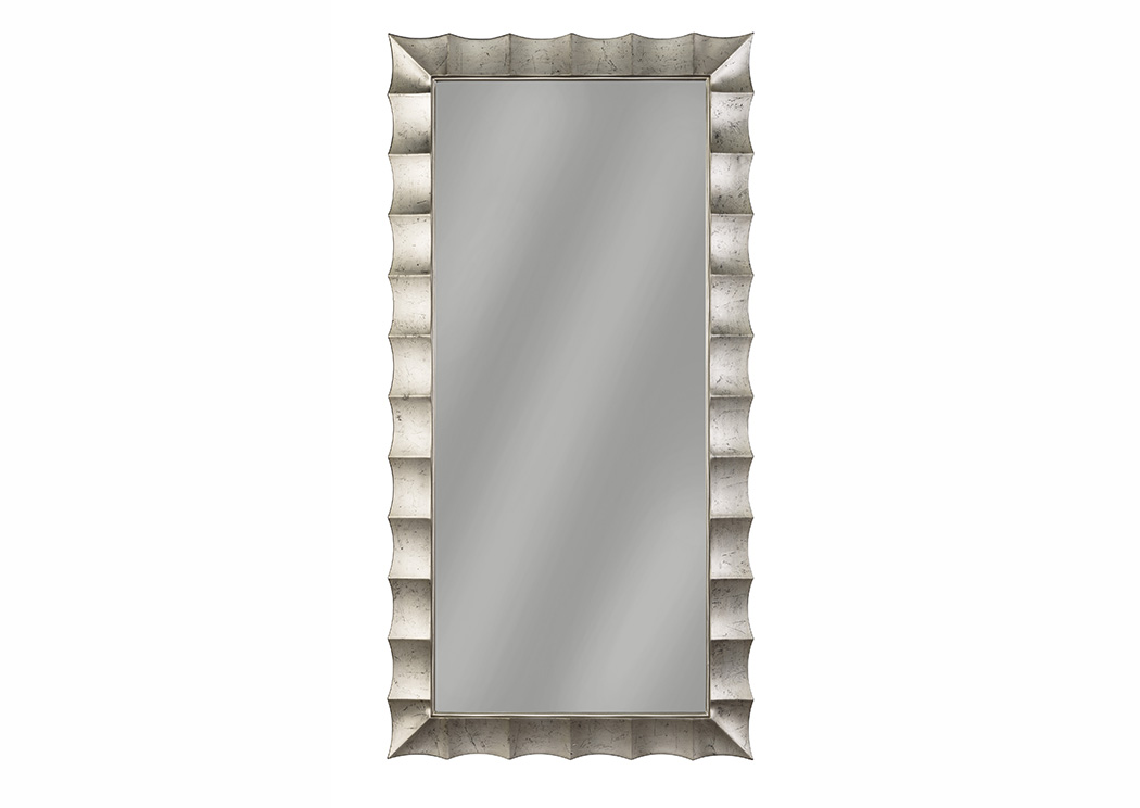 Laasya Antique Silver Finish Accent Mirror,ABF Signature Design by Ashley