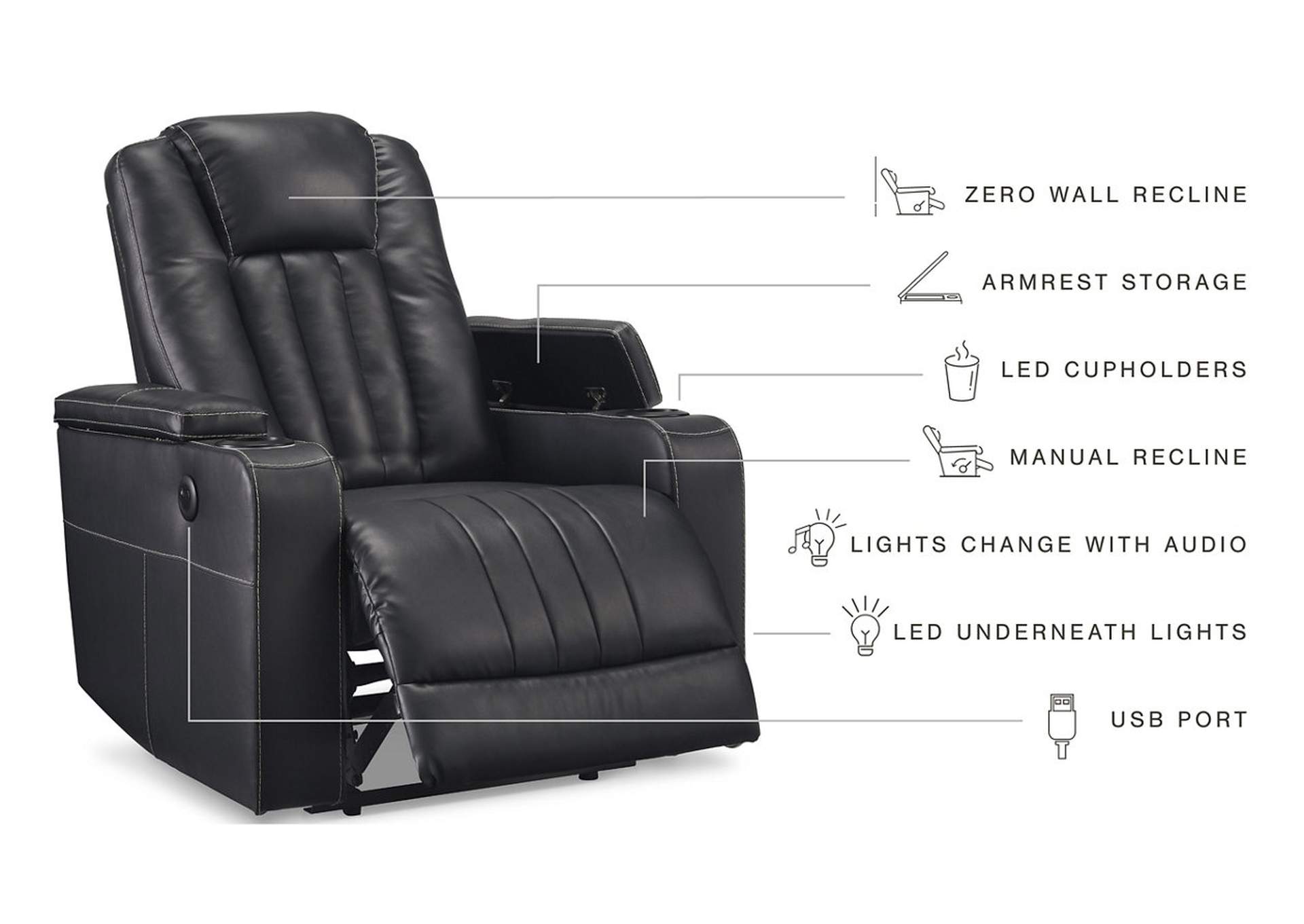 Center Point Recliner,Signature Design By Ashley