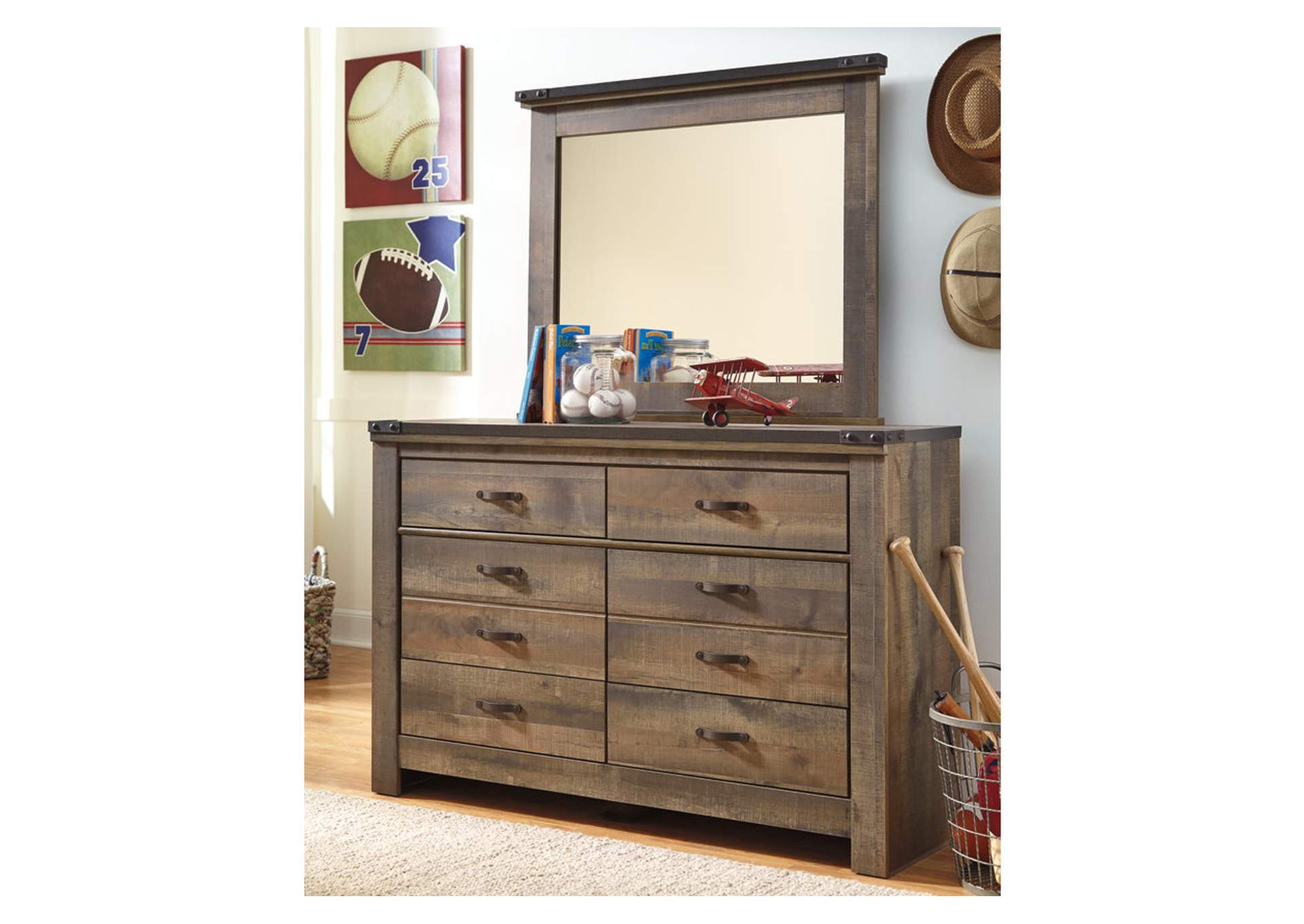 Trinell Dresser and Mirror,Signature Design By Ashley