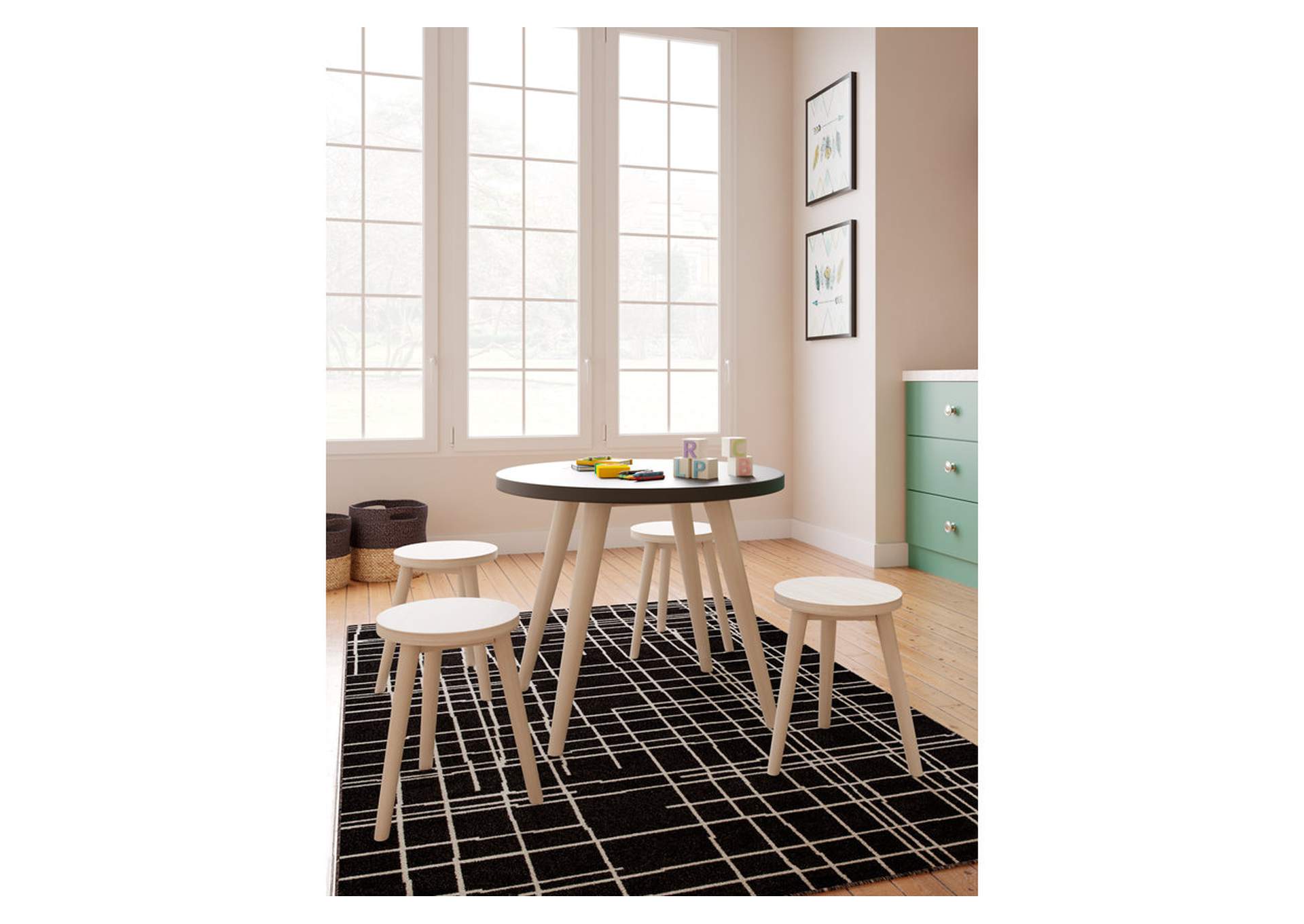 Blariden Table and Chairs (Set of 5),Direct To Consumer Express