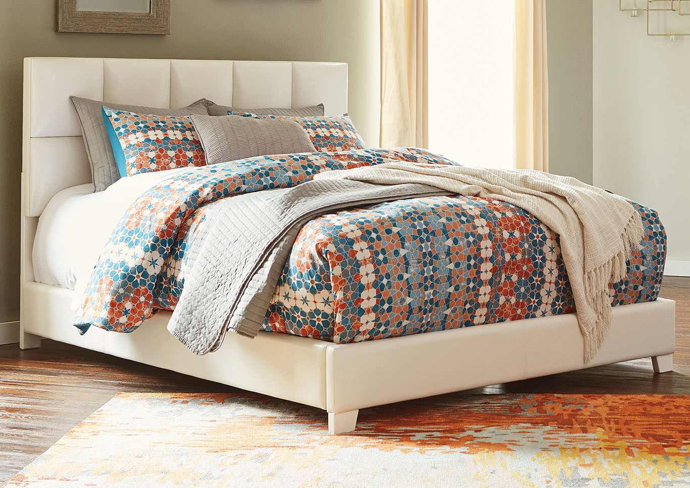 Contemporary Upholstered Beds Multi Queen Upholstered Bed,ABF Signature Design by Ashley