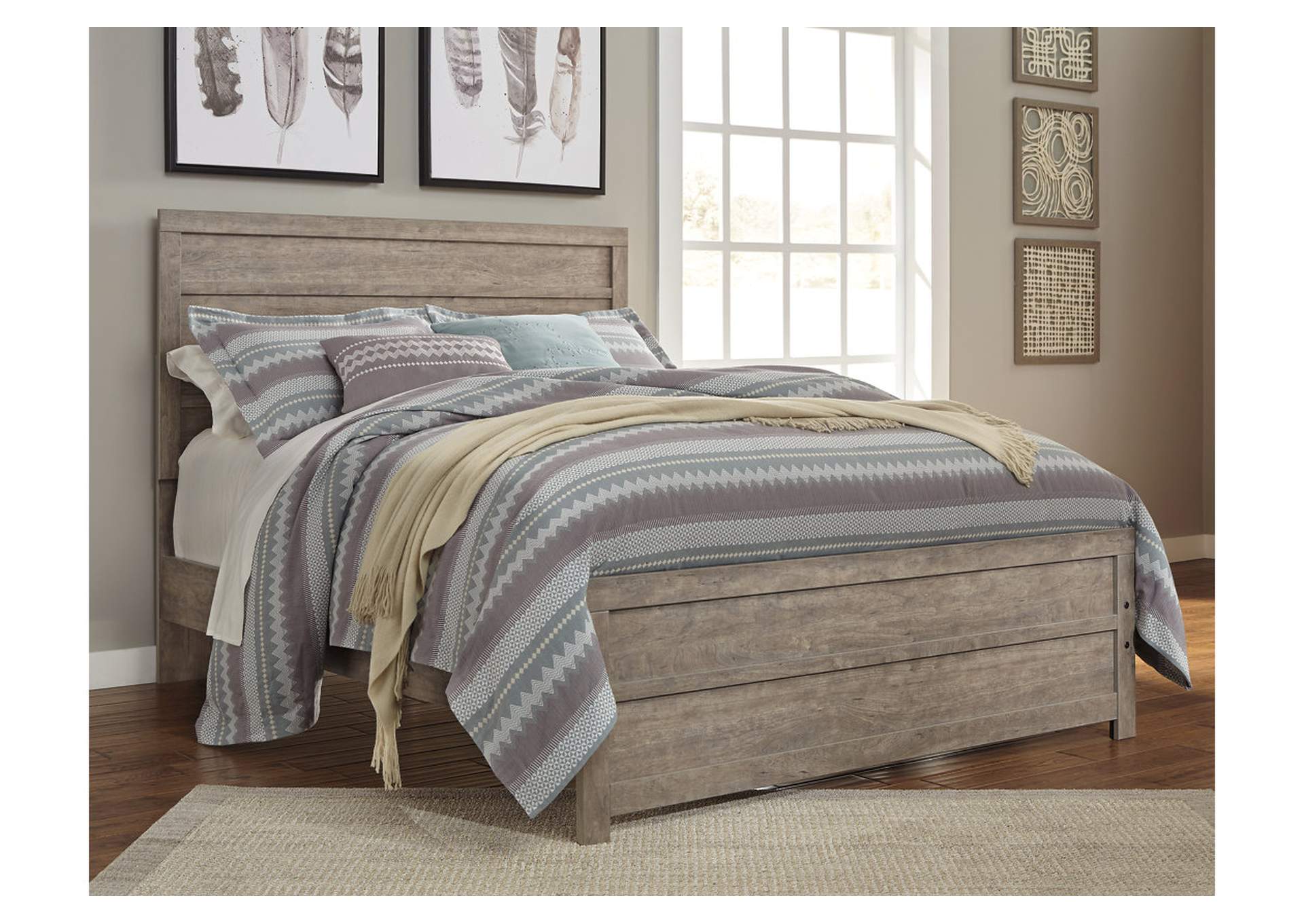 Culverbach Gray Queen/Full Panel Bed,ABF Signature Design by Ashley