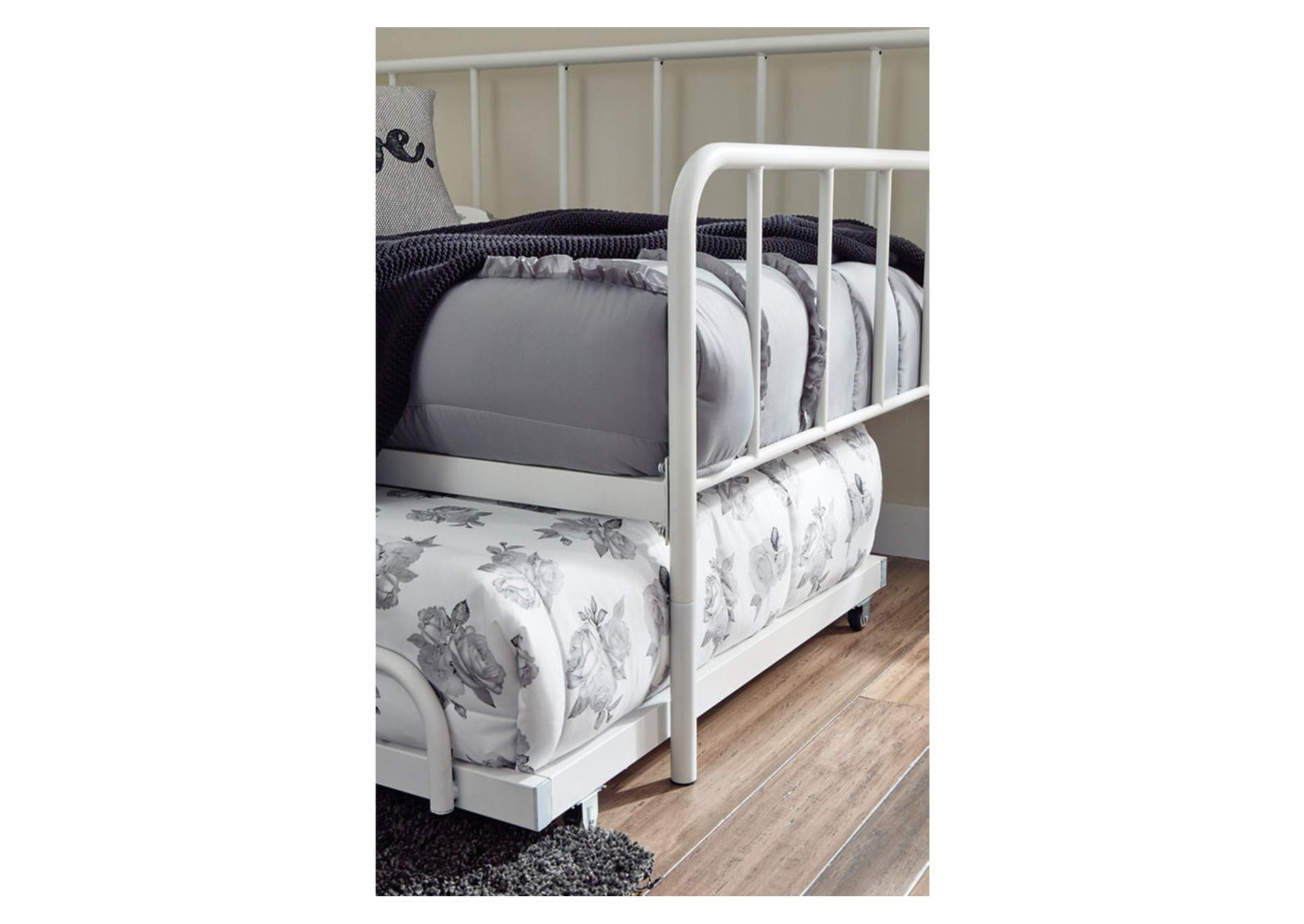 Trentlore Twin Metal Day Bed with Trundle,Signature Design By Ashley