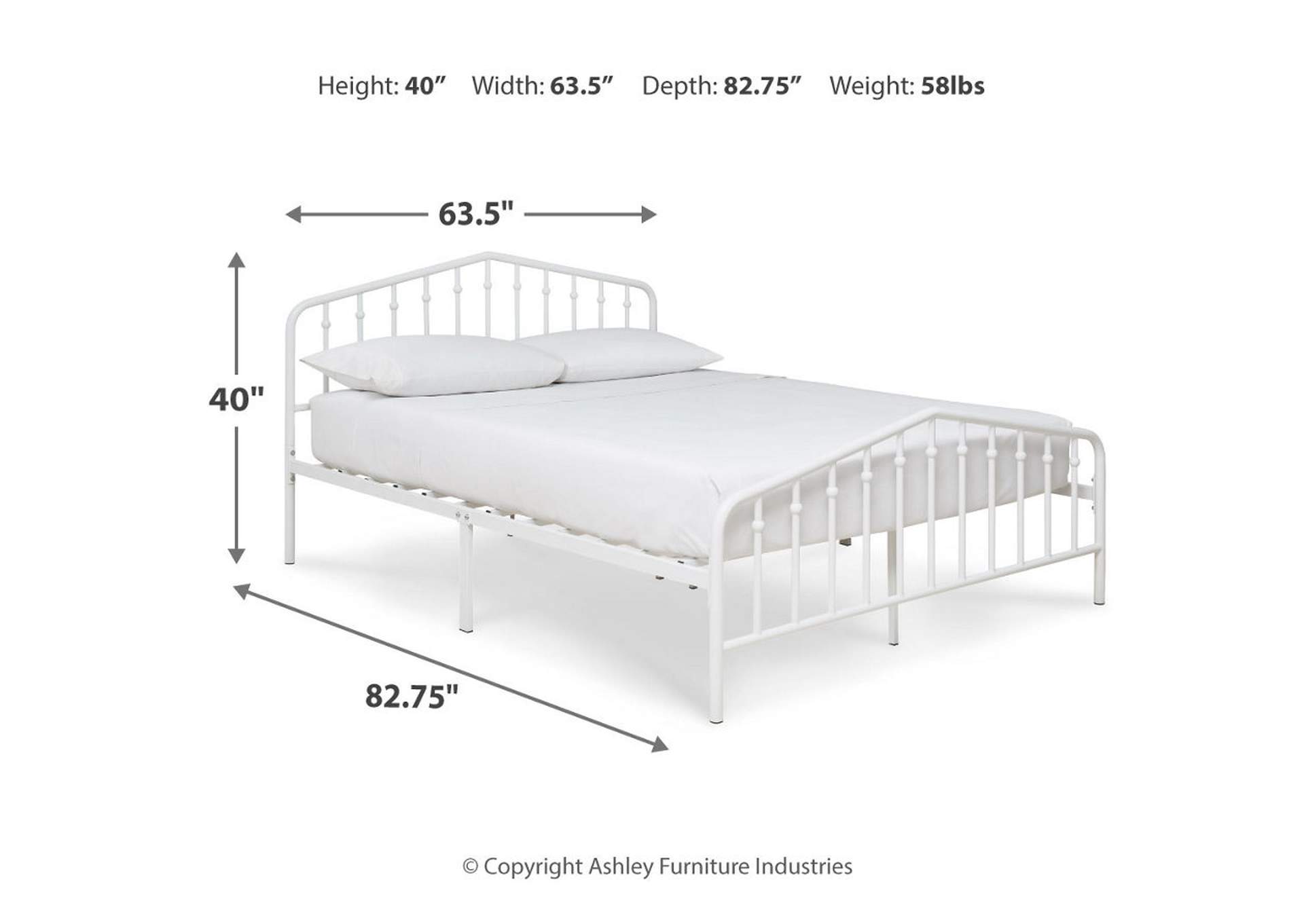 Trentlore Queen Metal Bed,Signature Design By Ashley