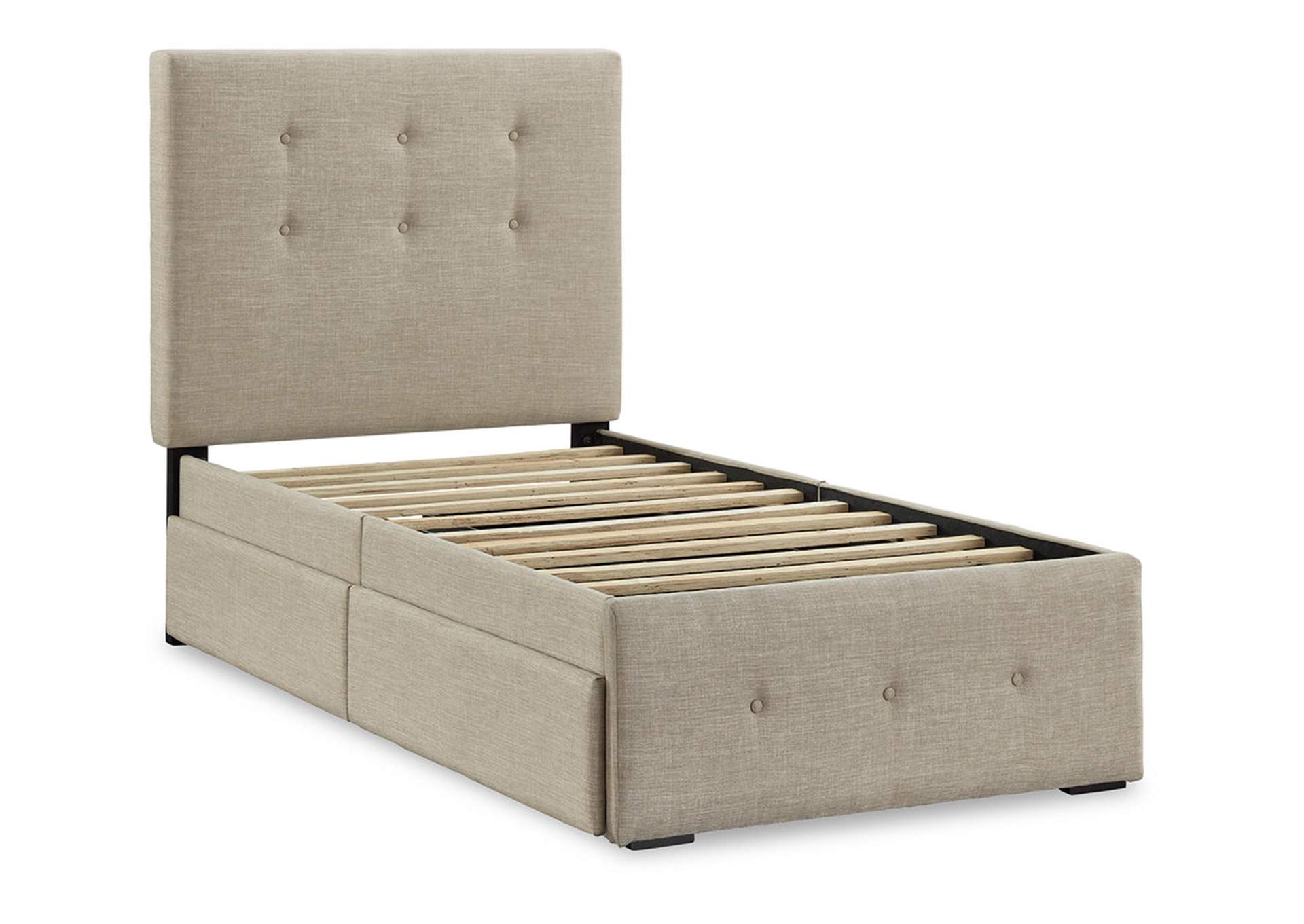 Gladdinson Twin Upholstered Storage Bed,Ashley