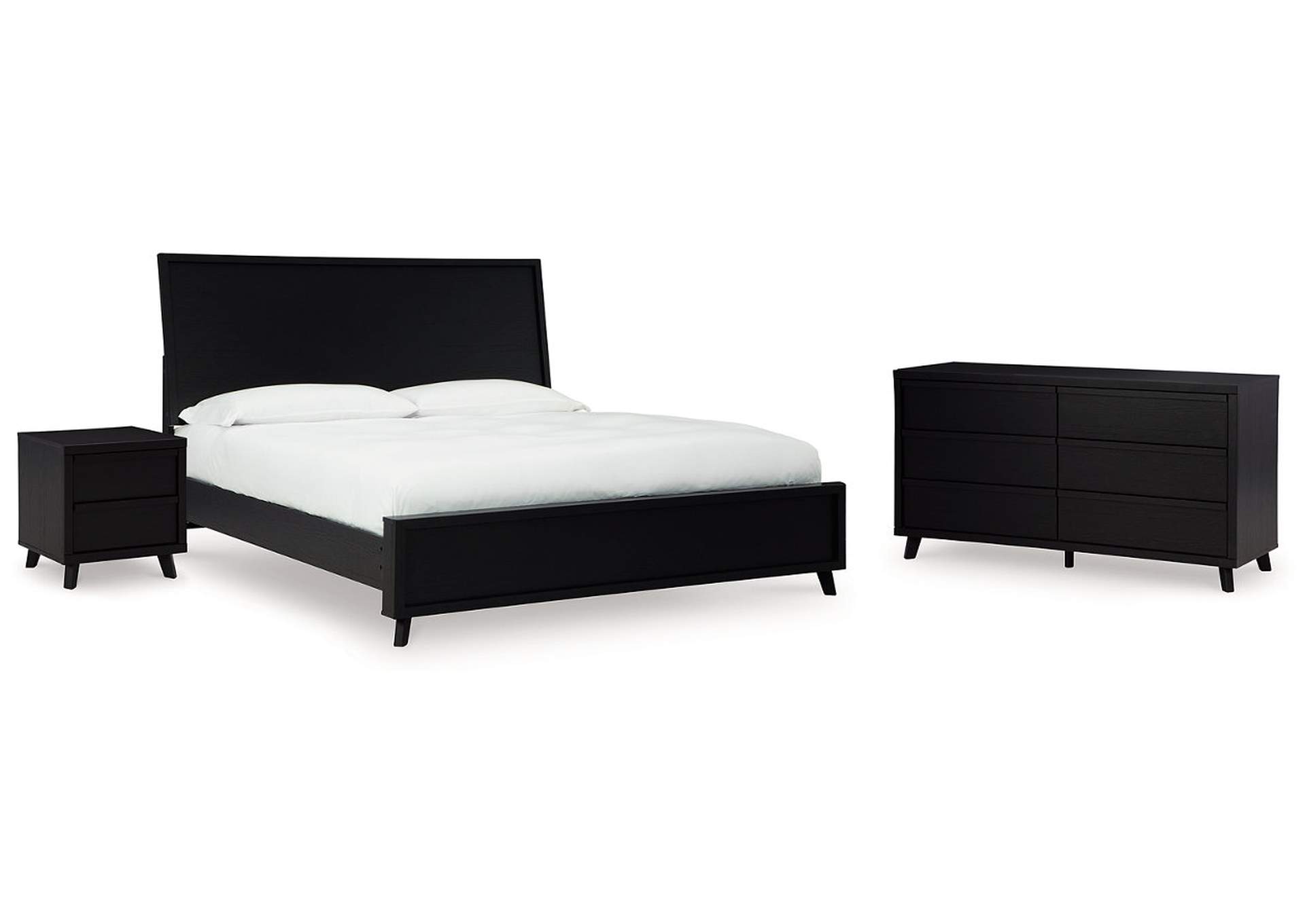 Danziar King Panel Bed, Dresser and Nightstand,Signature Design By Ashley