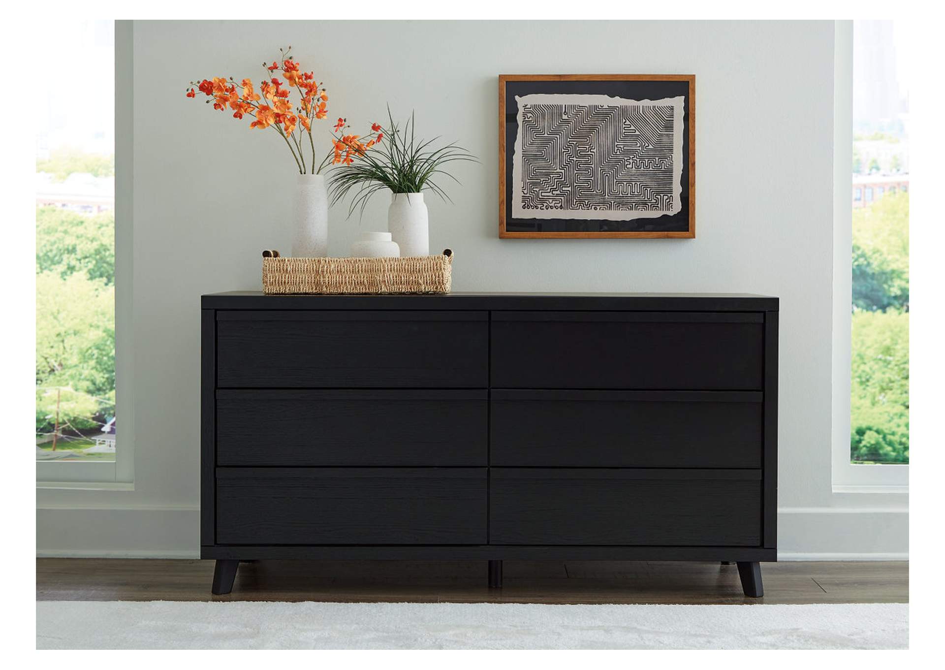 Danziar King Panel Bed, Dresser and Nightstand,Signature Design By Ashley