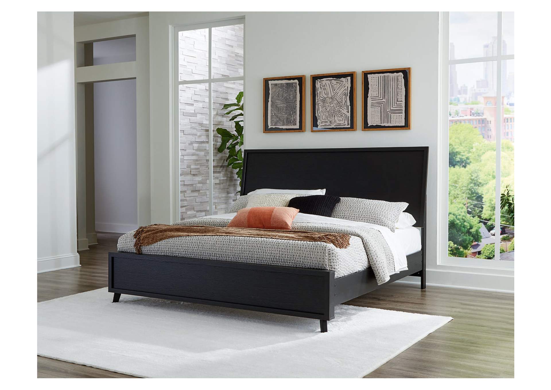 Danziar King Panel Bed, Dresser and 2 Nightstands,Signature Design By Ashley