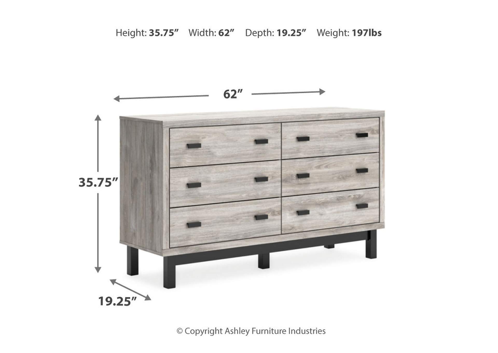 Vessalli King Panel Bed with Headboard Extensions and 2 Nightstands with Dresser,Signature Design By Ashley