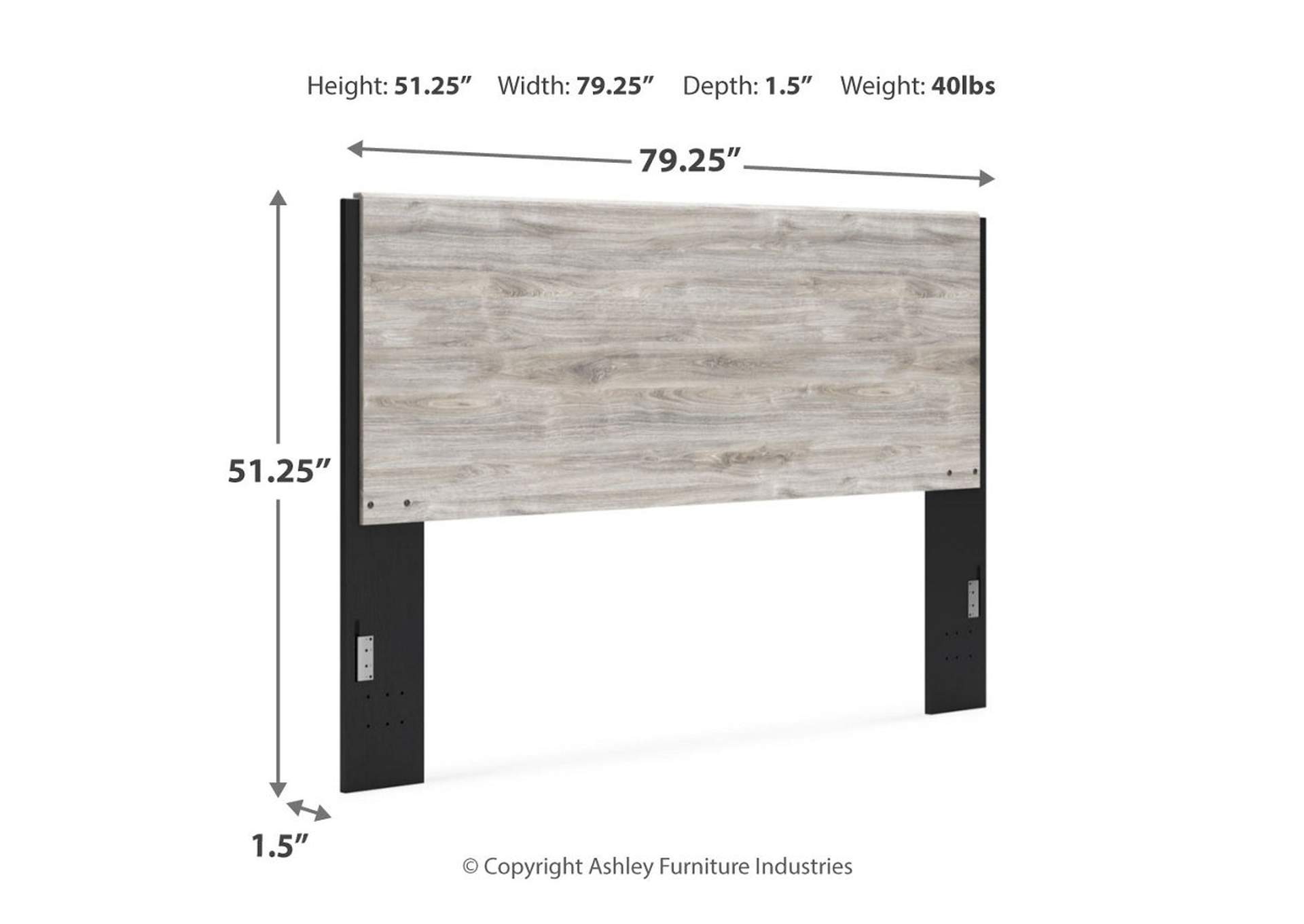 Vessalli King Panel Headboard with Mirrored Dresser and 2 Nightstands,Signature Design By Ashley