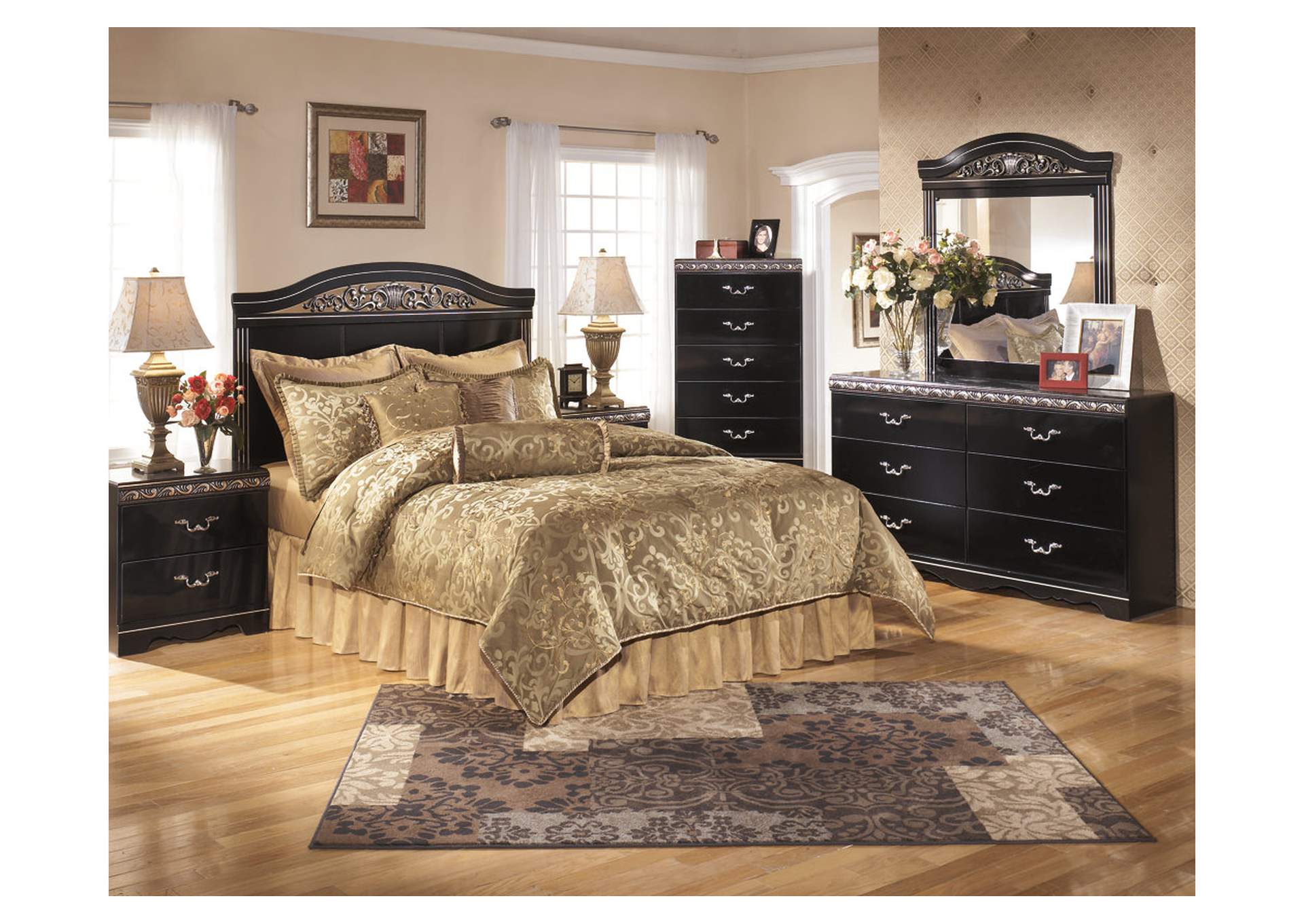 Constellations Queen/Full Panel Headboard w/Dresser, Mirror and Nightstand,ABF Signature Design by Ashley