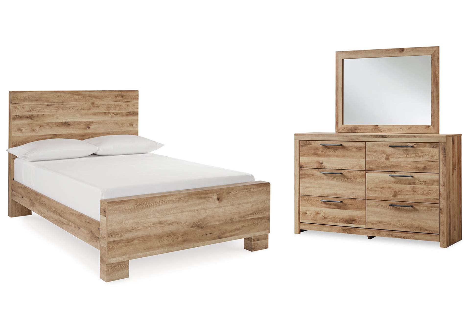 Hyanna Full Panel Bed with Mirrored Dresser,Signature Design By Ashley